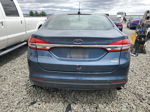 2018 Ford Fusion Se Blue vin: 3FA6P0HD9JR181135