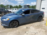 2018 Ford Fusion Se Blue vin: 3FA6P0HD9JR218183