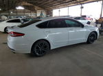 2018 Ford Fusion Se White vin: 3FA6P0HD9JR225022