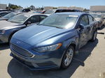 2018 Ford Fusion Se Blue vin: 3FA6P0HD9JR233024