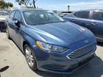 2018 Ford Fusion Se Blue vin: 3FA6P0HD9JR233024