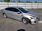 2019 Ford Fusion Se Silver vin: 3FA6P0HD9KR135810