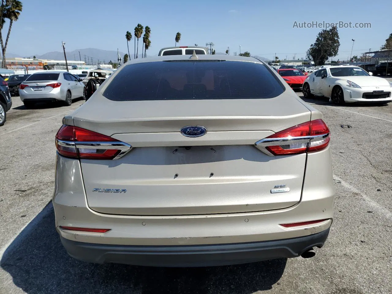 2019 Ford Fusion Se Gold vin: 3FA6P0HD9KR148587