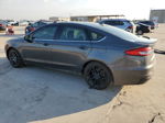 2019 Ford Fusion Se Gray vin: 3FA6P0HD9KR231677