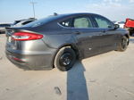 2019 Ford Fusion Se Gray vin: 3FA6P0HD9KR231677