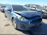 2019 Ford Fusion Se Blue vin: 3FA6P0HD9KR268261