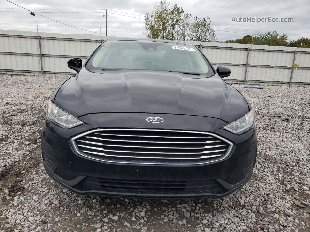 2020 Ford Fusion Se Black vin: 3FA6P0HD9LR143214