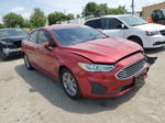 2020 Ford Fusion Se Red vin: 3FA6P0HD9LR148428