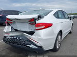 2020 Ford Fusion Se White vin: 3FA6P0HD9LR183406