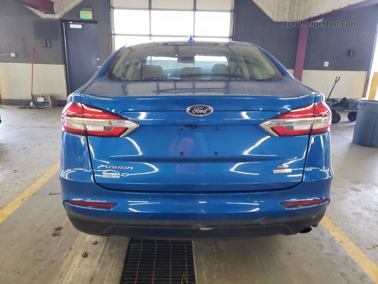 2020 Ford Fusion Se Blue vin: 3FA6P0HD9LR185544