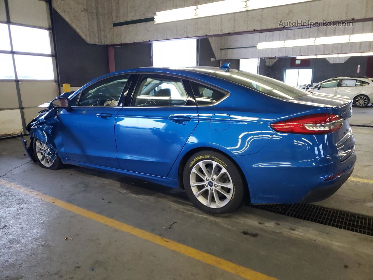 2020 Ford Fusion Se Blue vin: 3FA6P0HD9LR185544