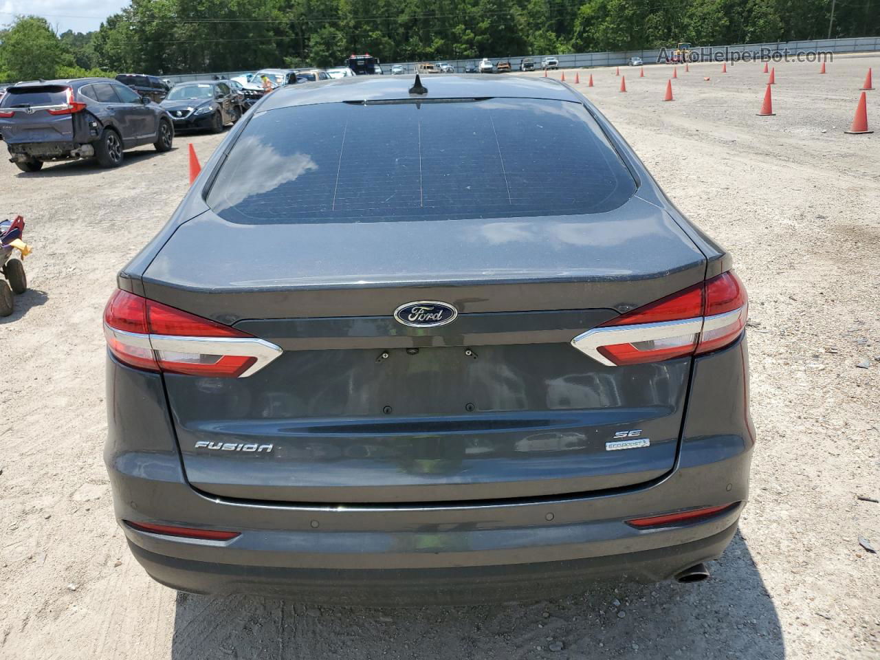 2020 Ford Fusion Se Серый vin: 3FA6P0HD9LR191053