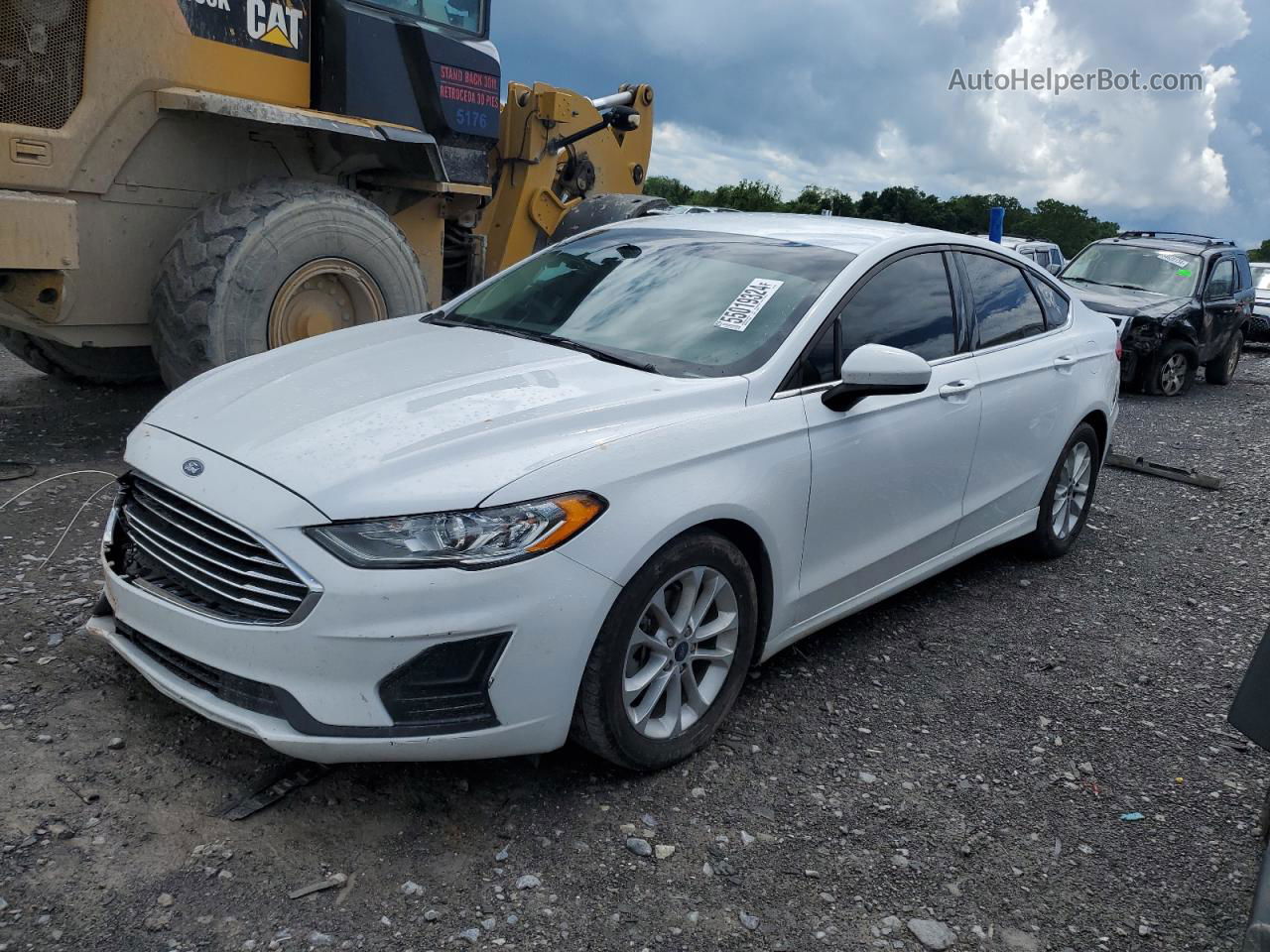 2020 Ford Fusion Se Белый vin: 3FA6P0HD9LR197600