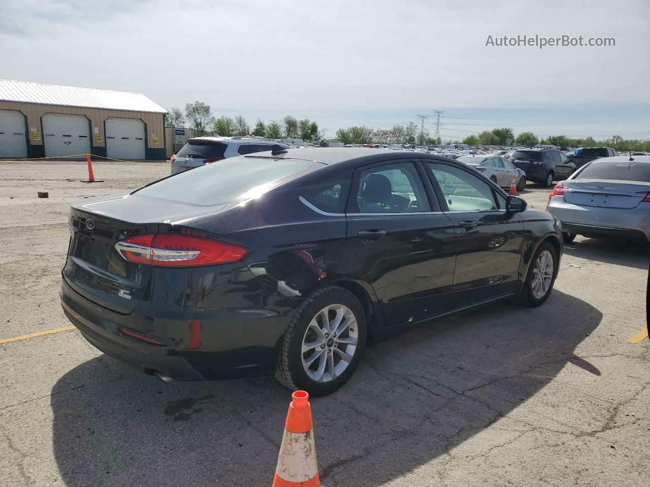 2020 Ford Fusion Se Black vin: 3FA6P0HD9LR247816