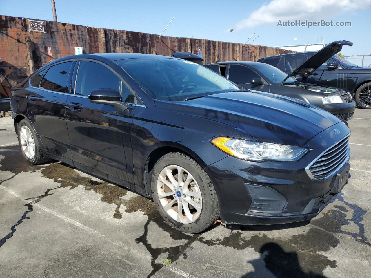 2020 Ford Fusion Se Black vin: 3FA6P0HD9LR253969