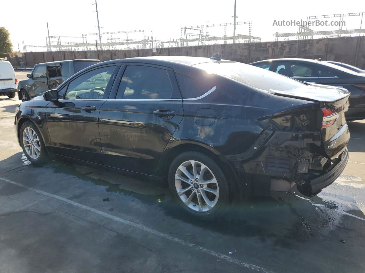 2020 Ford Fusion Se Black vin: 3FA6P0HD9LR253969