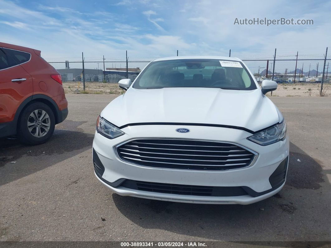 2020 Ford Fusion Se Белый vin: 3FA6P0HD9LR261540