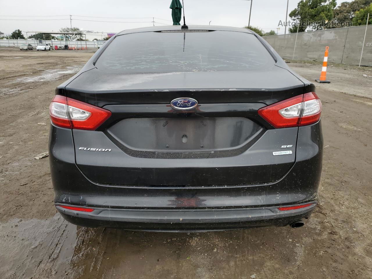 2014 Ford Fusion Se Charcoal vin: 3FA6P0HDXER130524