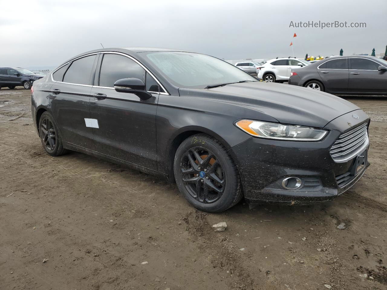 2014 Ford Fusion Se Charcoal vin: 3FA6P0HDXER130524