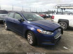 2014 Ford Fusion Se Blue vin: 3FA6P0HDXER187161