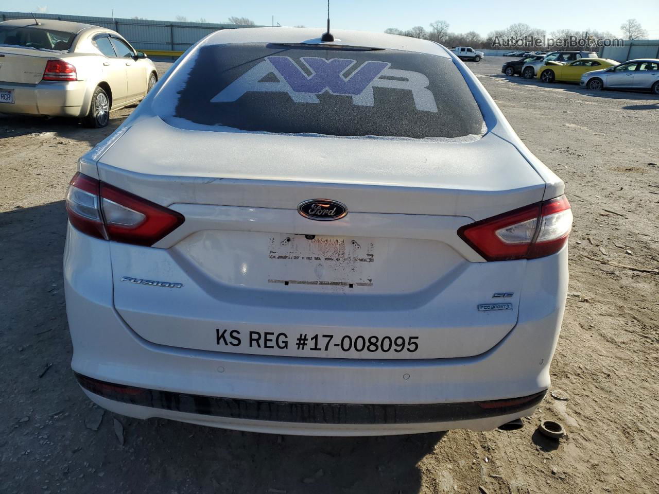 2014 Ford Fusion Se Белый vin: 3FA6P0HDXER329153