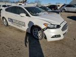 2014 Ford Fusion Se White vin: 3FA6P0HDXER329153