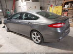 2014 Ford Fusion Se Gray vin: 3FA6P0HDXER387764