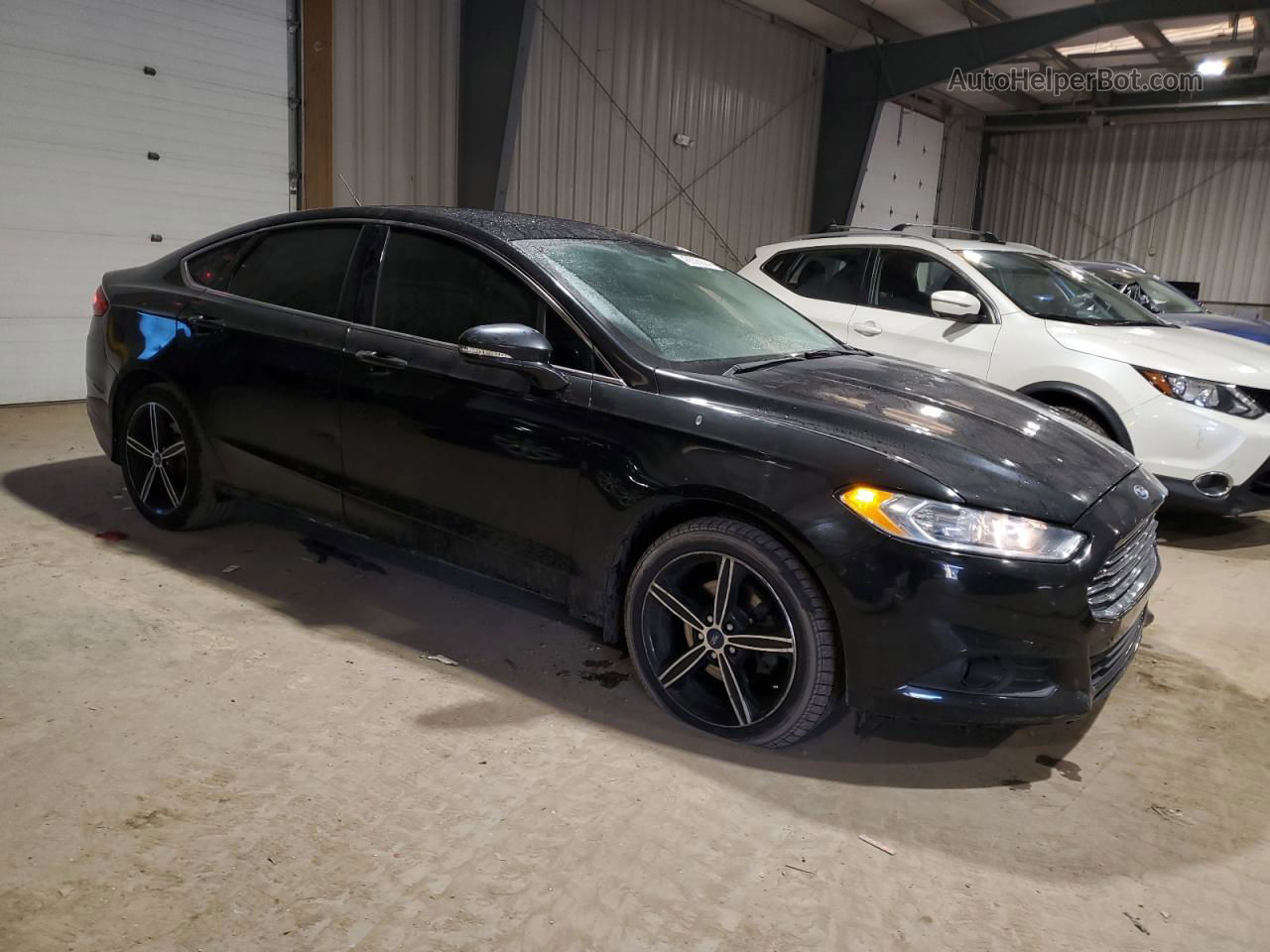 2014 Ford Fusion Se Black vin: 3FA6P0HDXER388252