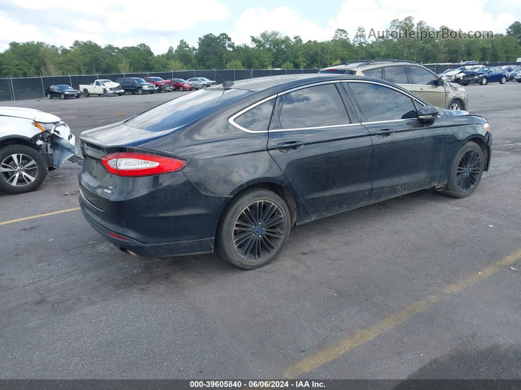 2016 Ford Fusion Se Black vin: 3FA6P0HDXGR120790