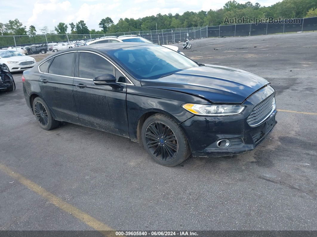 2016 Ford Fusion Se Black vin: 3FA6P0HDXGR120790