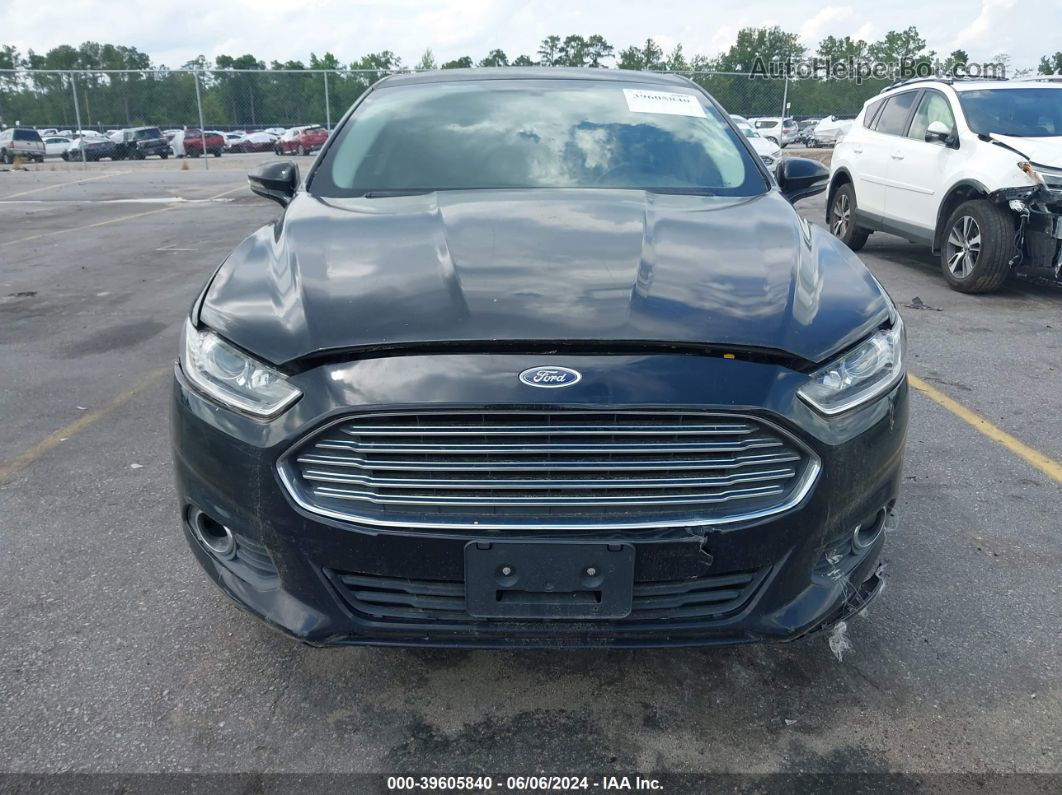 2016 Ford Fusion Se Black vin: 3FA6P0HDXGR120790