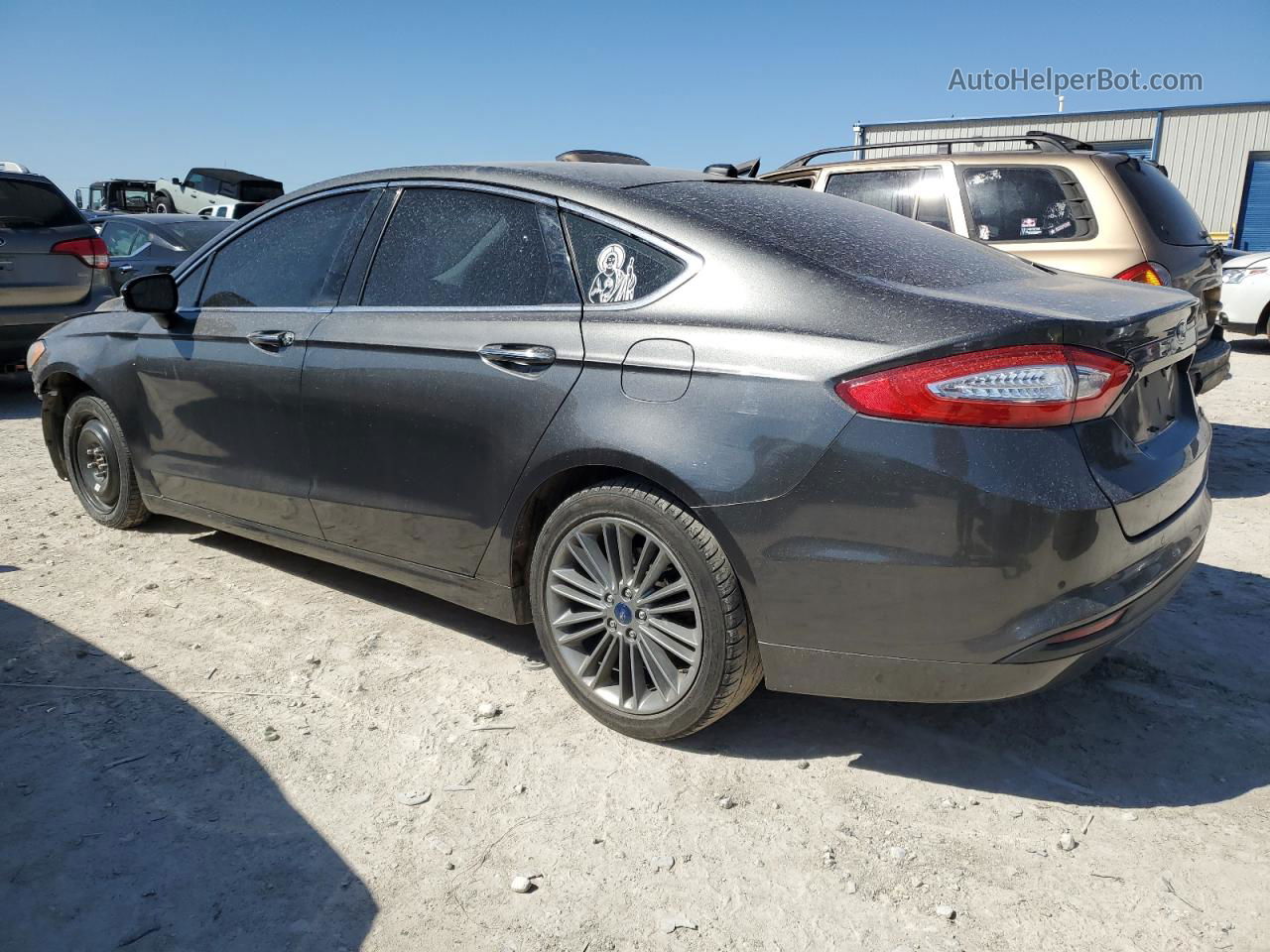 2016 Ford Fusion Se Gray vin: 3FA6P0HDXGR275310