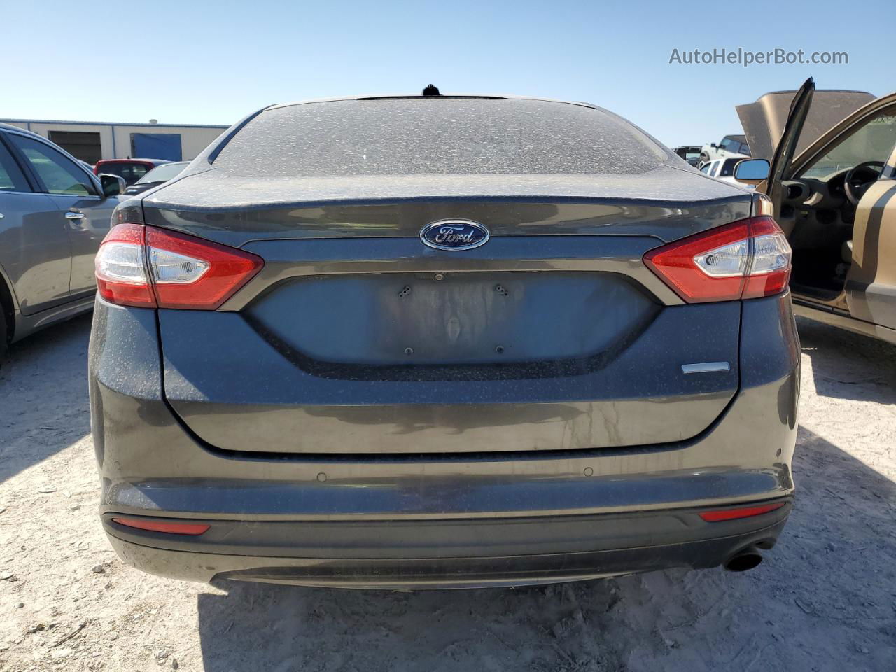 2016 Ford Fusion Se Серый vin: 3FA6P0HDXGR275310