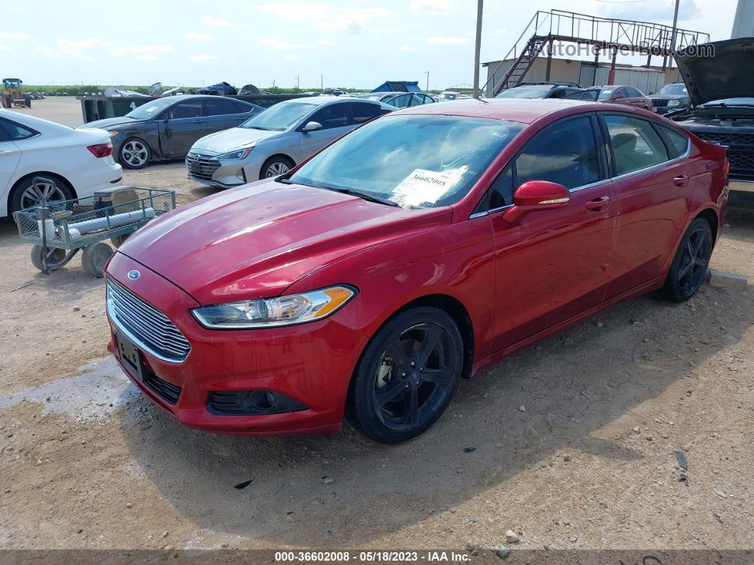 2016 Ford Fusion Se Burgundy vin: 3FA6P0HDXGR302537