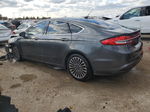 2017 Ford Fusion Se Gray vin: 3FA6P0HDXHR105093