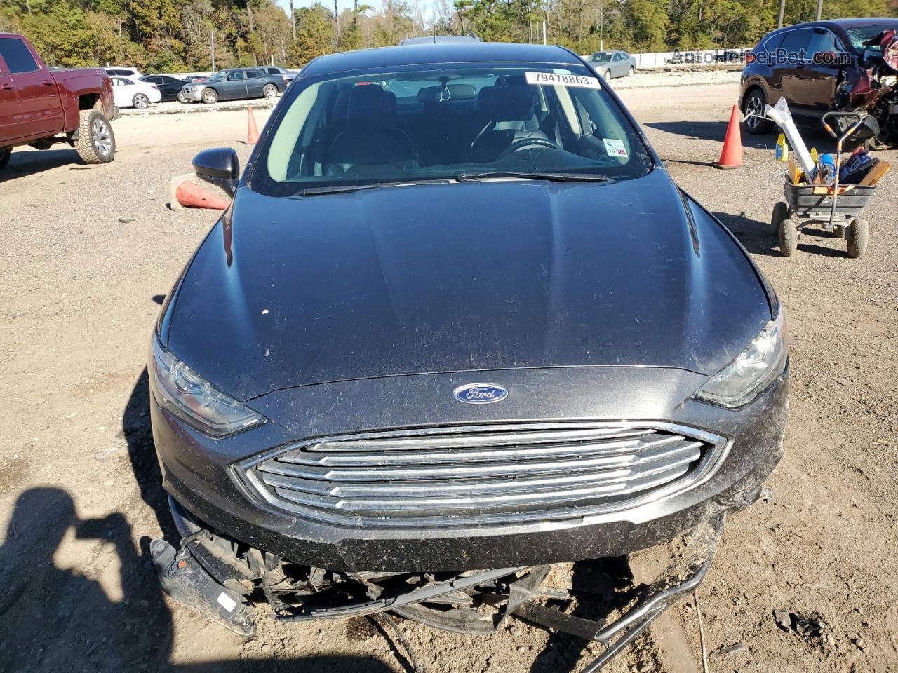 2017 Ford Fusion Se Серый vin: 3FA6P0HDXHR246634