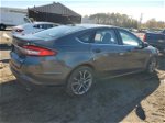 2017 Ford Fusion Se Gray vin: 3FA6P0HDXHR246634