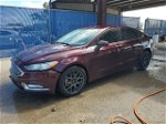 2017 Ford Fusion Se Burgundy vin: 3FA6P0HDXHR250179