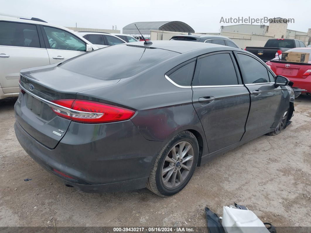 2017 Ford Fusion Se Gray vin: 3FA6P0HDXHR294151