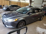 2017 Ford Fusion Se Gray vin: 3FA6P0HDXHR312227