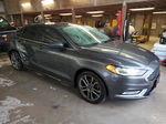 2017 Ford Fusion Se Gray vin: 3FA6P0HDXHR312227