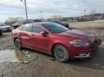 2017 Ford Fusion Se Red vin: 3FA6P0HDXHR341162