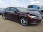 2017 Ford Fusion Se Burgundy vin: 3FA6P0HDXHR365140