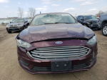 2017 Ford Fusion Se Burgundy vin: 3FA6P0HDXHR365140