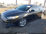 2018 Ford Fusion Se Black vin: 3FA6P0HDXJR145406