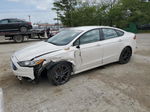 2018 Ford Fusion Se White vin: 3FA6P0HDXJR158012