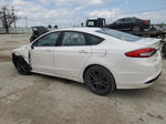 2018 Ford Fusion Se White vin: 3FA6P0HDXJR158012