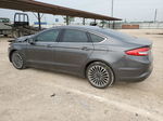 2018 Ford Fusion Se Gray vin: 3FA6P0HDXJR199935