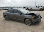 2018 Ford Fusion Se Gray vin: 3FA6P0HDXJR199935