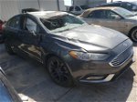 2018 Ford Fusion Se Gray vin: 3FA6P0HDXJR204017